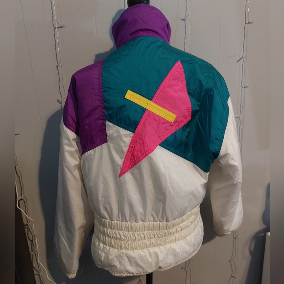 Vintage Retro FERA Ski Jacket and Leg Warmers - Picture 2 of 4